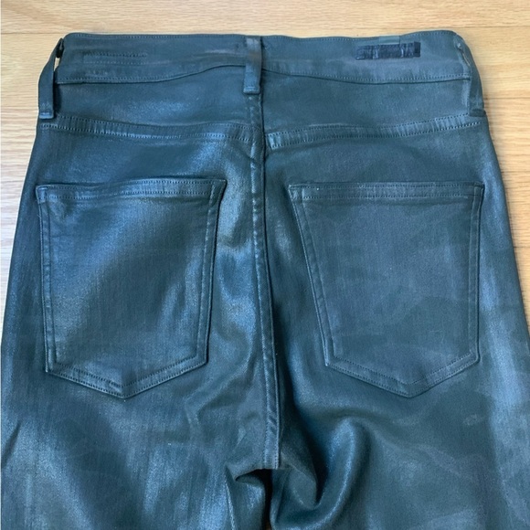 Citizens of Humanity Rocket High Rise Skinny Coated Camo Jeans size 25 - Picture 9 of 14